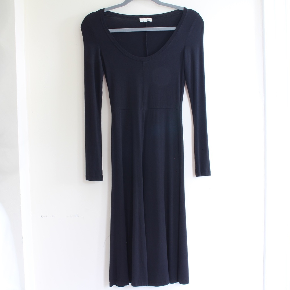 Aritizia Wilfred Free Bock Dress Black Long‎ Sleeve XS